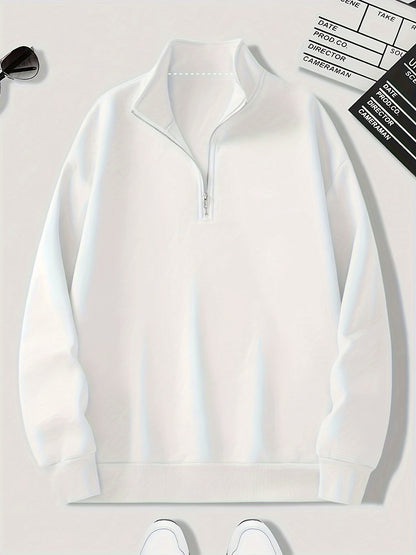 ZipVista™ – Herren Sweatshirt mit komfortablem Viertelreißverschluss