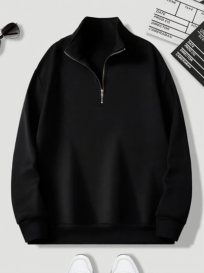 ZipVista™ – Herren Sweatshirt mit komfortablem Viertelreißverschluss
