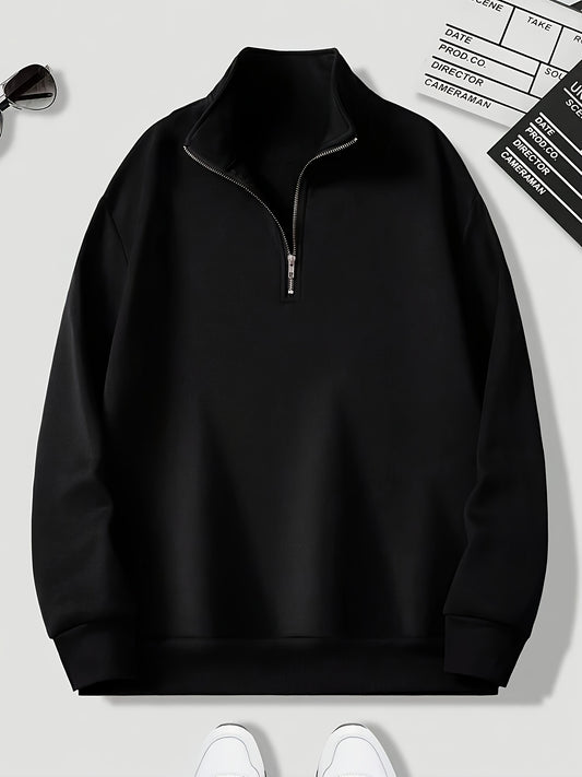 ZipVista™ – Herren Sweatshirt mit komfortablem Viertelreißverschluss