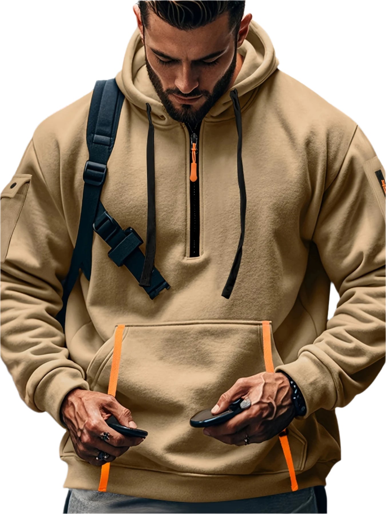 Zippura™ – Warmer Hoodie mit Reißverschluss für Herren