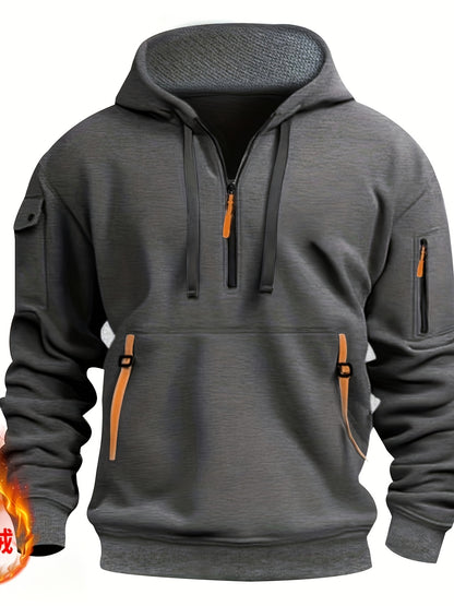 Zippura™ – Warmer Hoodie mit Reißverschluss für Herren