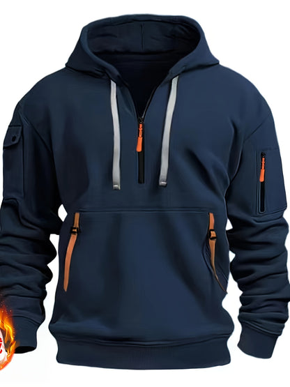 Zippura™ – Warmer Hoodie mit Reißverschluss für Herren