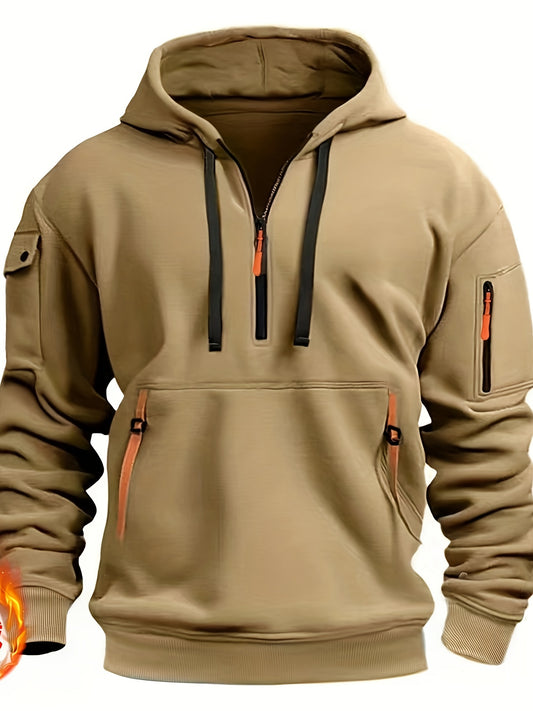 Zippura™ – Warmer Hoodie mit Reißverschluss für Herren
