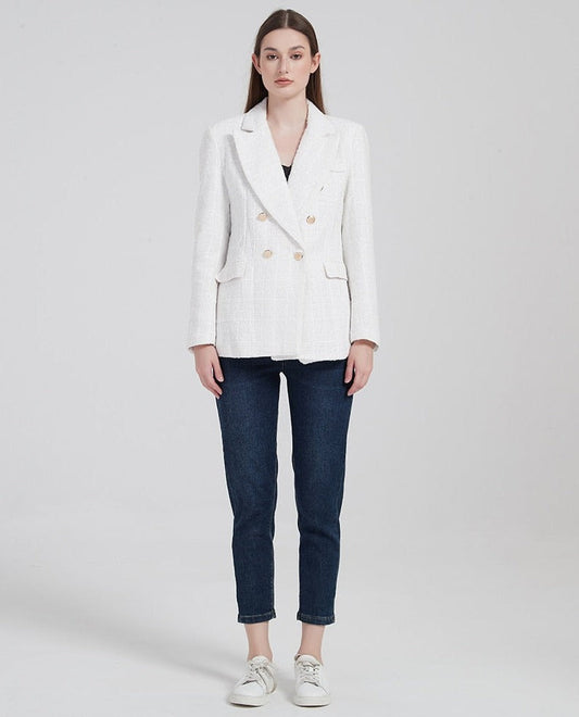 Elarova |  Zweireihiger Blazer für Damen