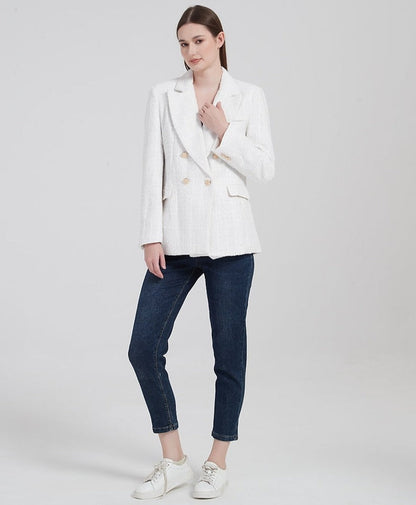 Elarova |  Zweireihiger Blazer für Damen