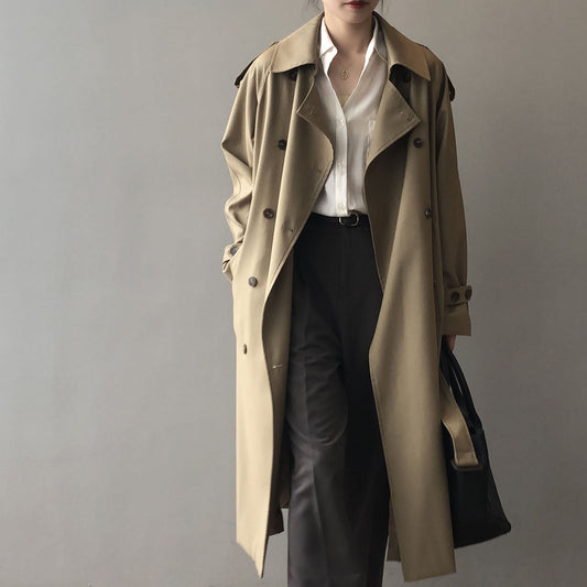 Elarova |  Zweireihiger Trenchcoat für Damen