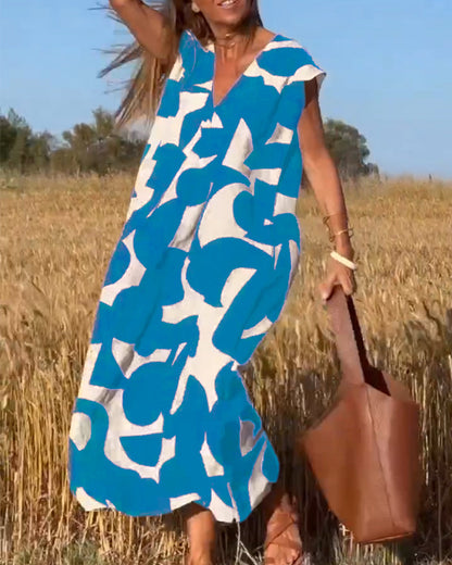 Variant image for Camillechic™ – Damen Kleid Hochzeitsgast Mit Elegantem V-Ausschnitt & Atmungsaktivem Stoff-13