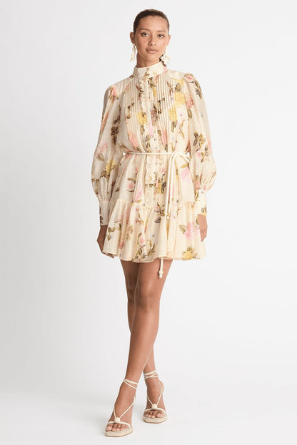 Kleines Spitzenhemdkleid Damen Kurz Sylvie - Elarova