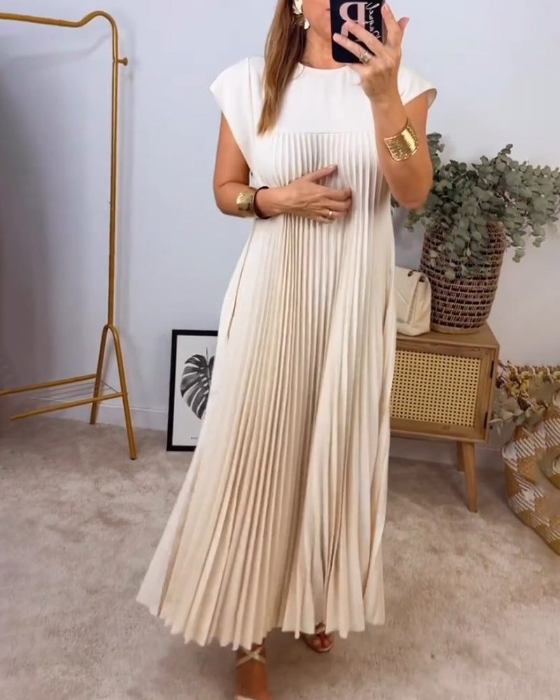 Elise™ – Damen Kleid Hochzeitsgast Mit Eleganten Falten & Atmungsaktivem Stoff-5