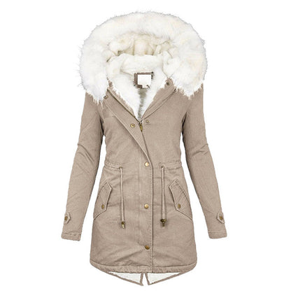 ArcticElegance™ Damen Wintermantel – Extra Warm, Stilvoll & Wasserdicht
