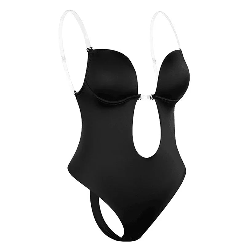 Damen Body Offener Rücken Mit Spitze Elegant - Elarova