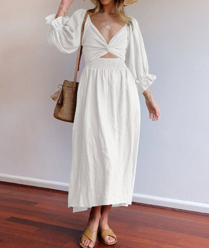 Langes Sommerkleid Damen Maxi Kleid Celina