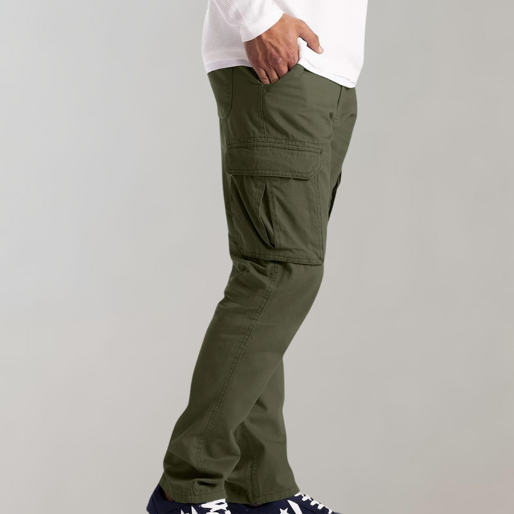 Herren Cargo-Hose Bequem Freizeit Hose Jasper