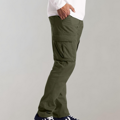 Herren Cargo-Hose Bequem Freizeit Hose Jasper