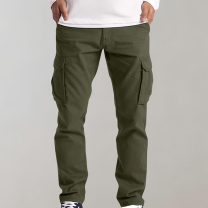 Herren Cargo-Hose Bequem Freizeit Hose Jasper