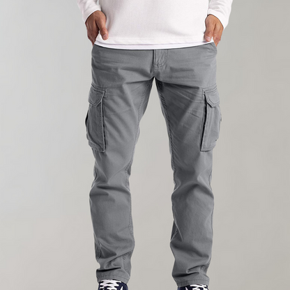 Herren Cargo-Hose Bequem Freizeit Hose Jasper