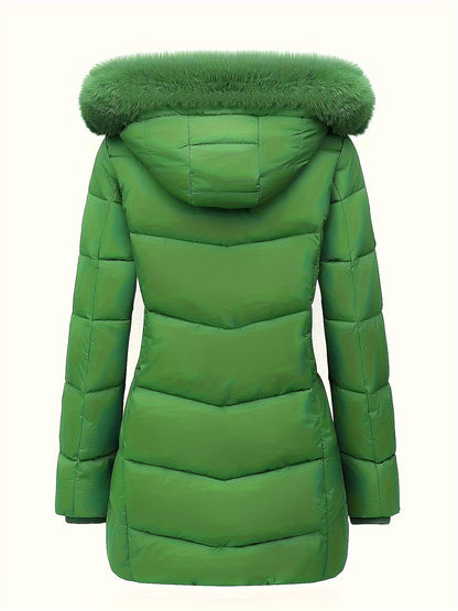 Winterjacke Damen Gepuffert Warm Isoliert