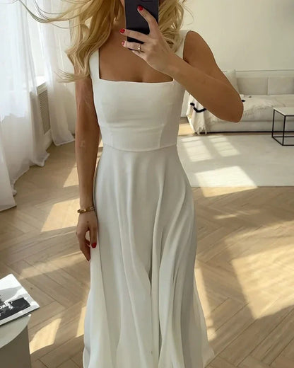 Emmachic™ – Elegantes Frauenkleid aus Leichtem Seidenmousselin Atembar & Vielseitig-5