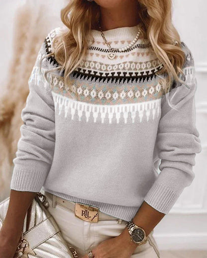 Weiche Strickpullover Damen Warm Bequem