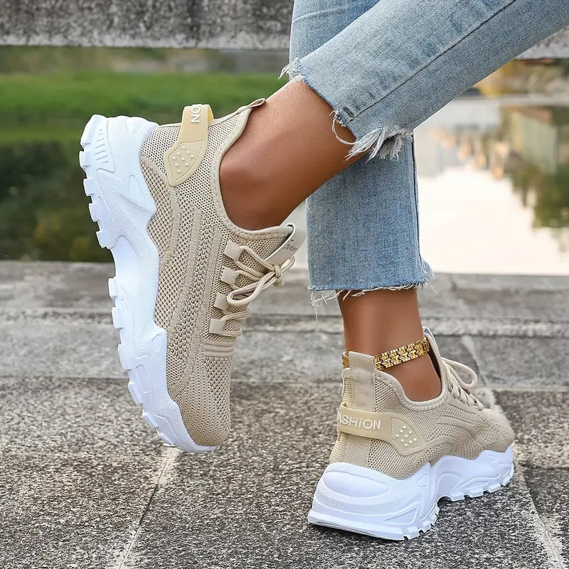 Damen Laufschuhe Leicht Bequem Atmungsaktiv - Elarova
