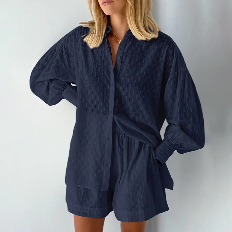 Sommeroutfit 2-teilig Bluse Shorts Damen