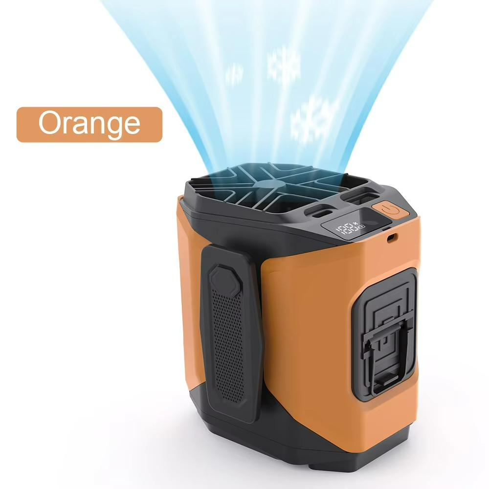 Tragbarer Ventilator mit Powerbank und LED Lampe