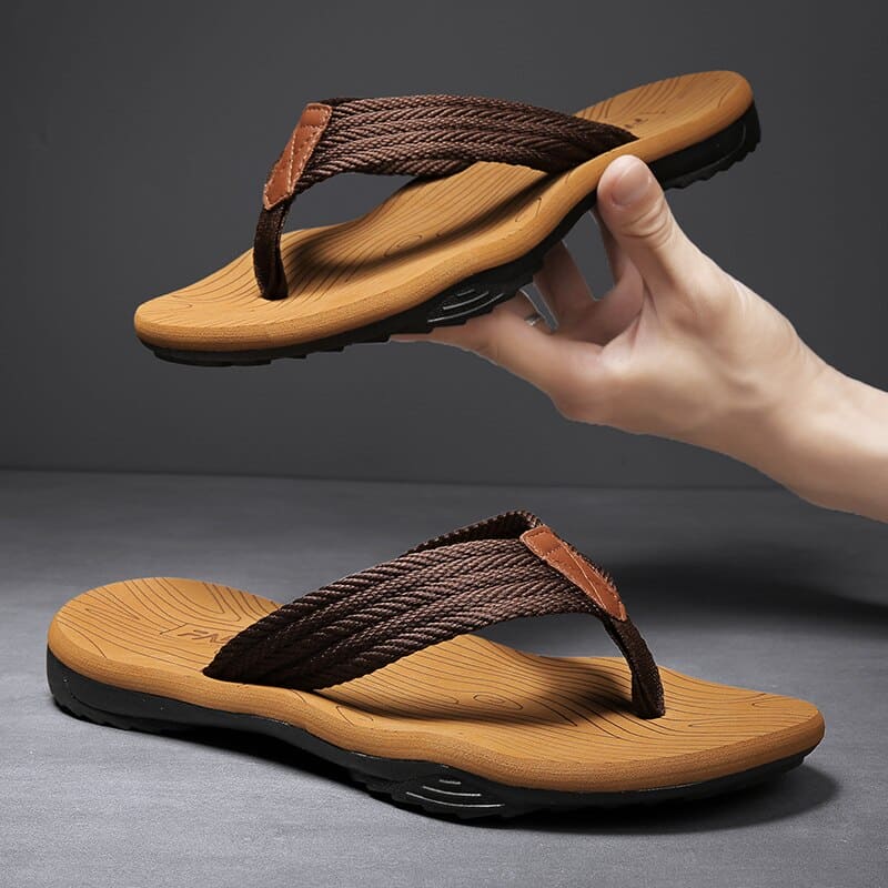 Herren Slipper Bequem Sommerlich Leicht