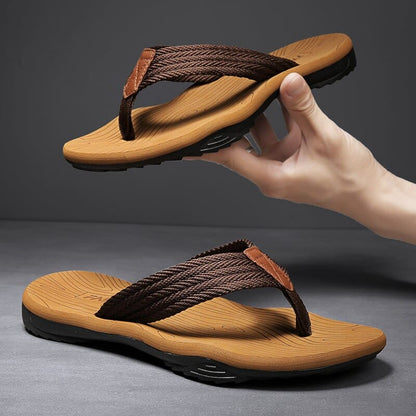 Herren Slipper Bequem Sommerlich Leicht
