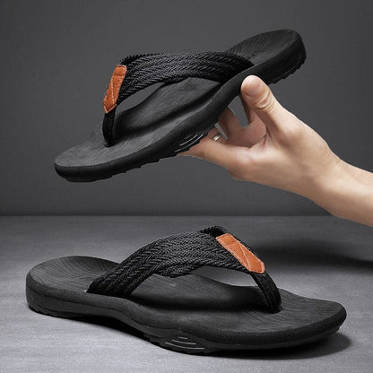 Herren Slipper Bequem Sommerlich Leicht