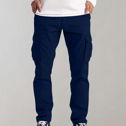 Herren Cargo-Hose Bequem Freizeit Hose Jasper