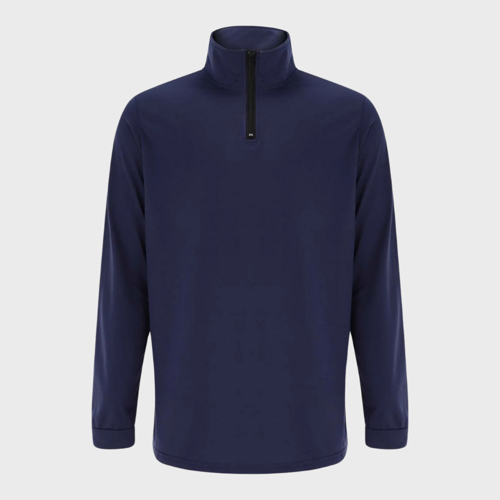 Herren Pullover Warm Reißverschluss Winter