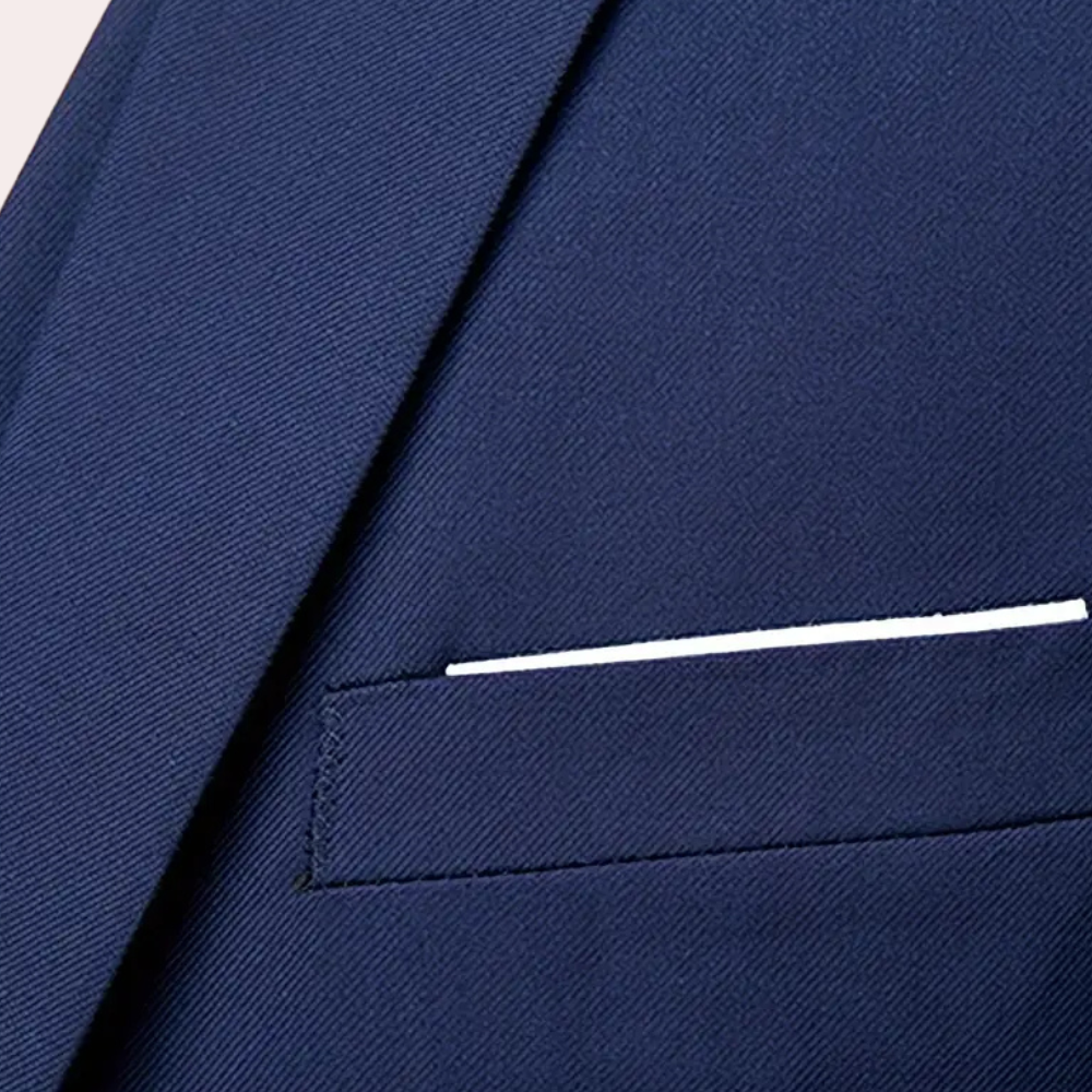 Herrenanzug Dreiteilig Slim Fit Modern