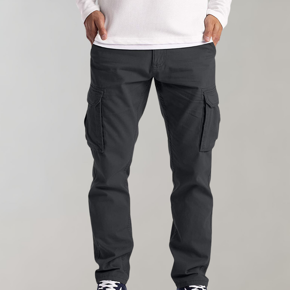 Herren Cargo-Hose Bequem Freizeit Hose Jasper - Elarova