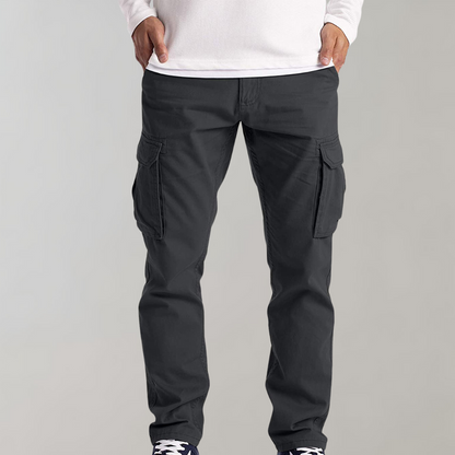 Herren Cargo-Hose Bequem Freizeit Hose Jasper - Elarova