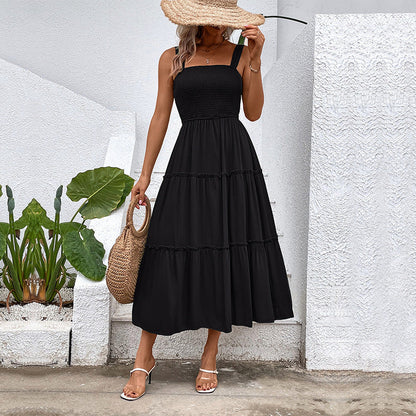 Variant image for Solelia™ – Damen Midi Kleid Ärmellos Leicht & Bequem für Sommertage-1