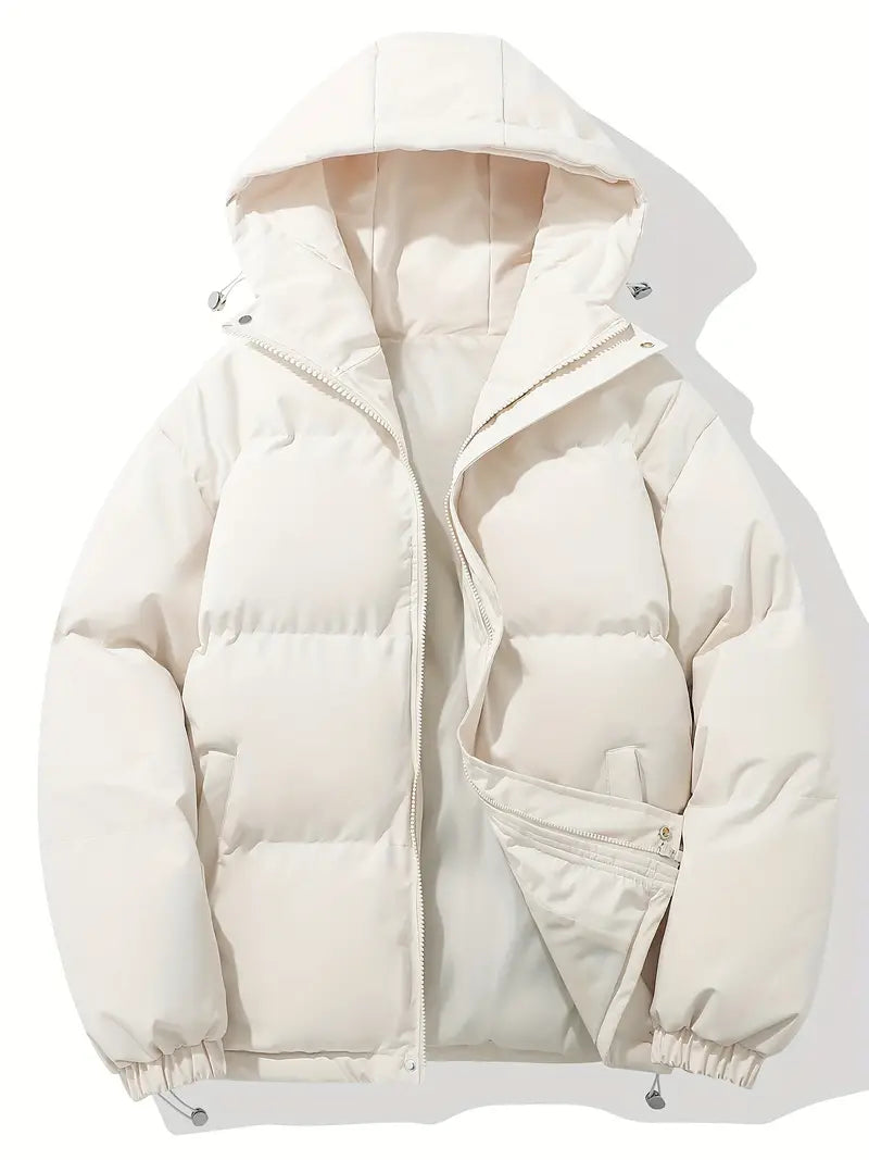 Herren Winterjacke Warm Kapuzenjacke Pufferjacke