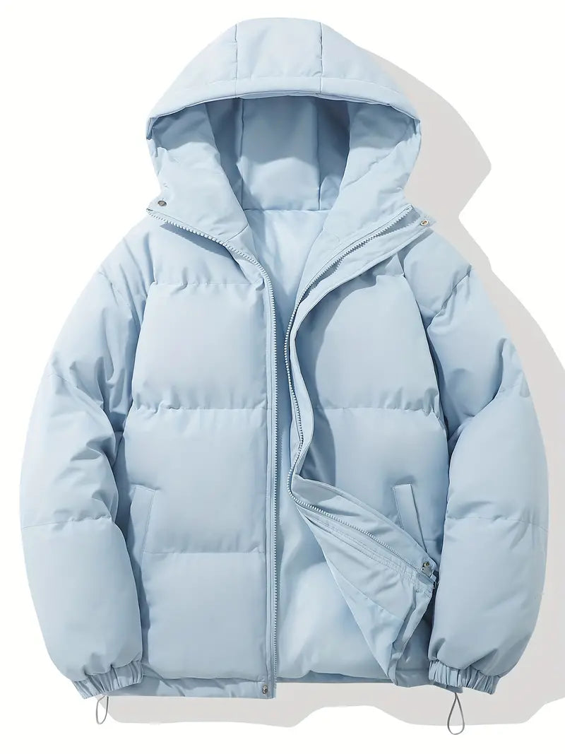 Herren Winterjacke Warm Kapuzenjacke Pufferjacke