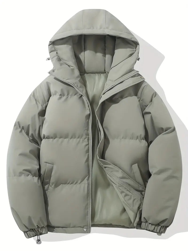 Herren Winterjacke Warm Kapuzenjacke Pufferjacke