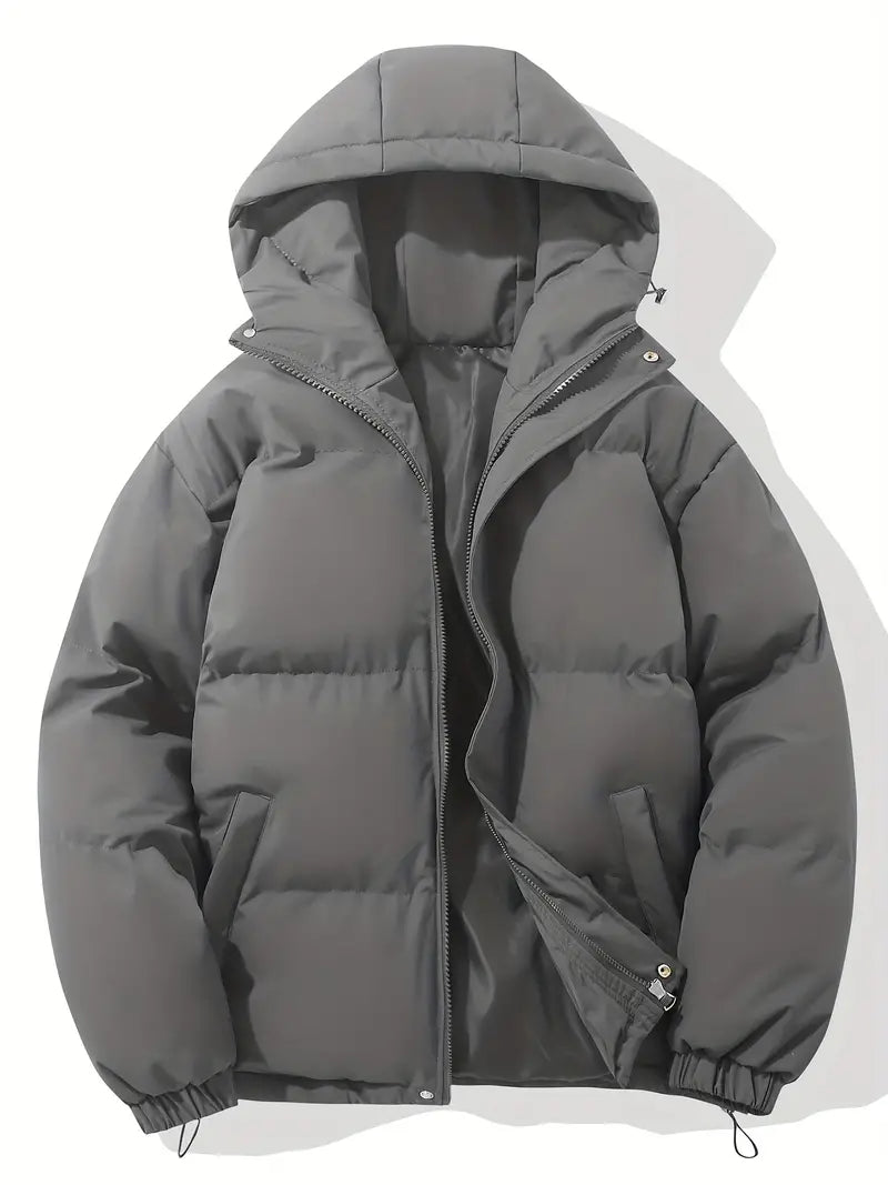 Herren Winterjacke Warm Kapuzenjacke Pufferjacke - Elarova
