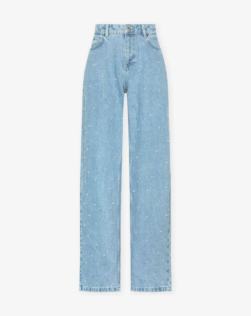 Glitzerjeans Damen Jade Größe Schmucksteine