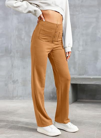 Damenhose Hochtaillig Elastisch Slim Fit - Elarova