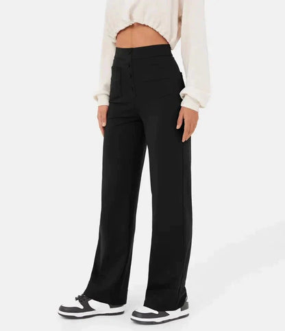 Damenhose Hochtaillig Elastisch Slim Fit