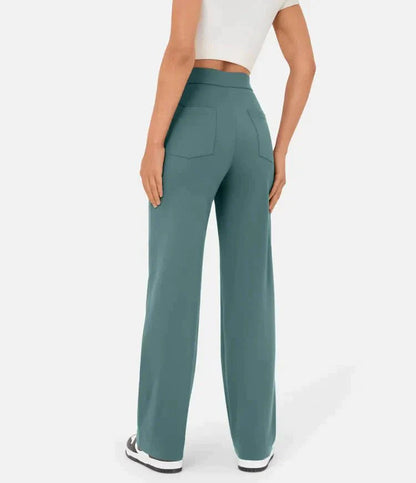 Damenhose Hochtaillig Elastisch Slim Fit