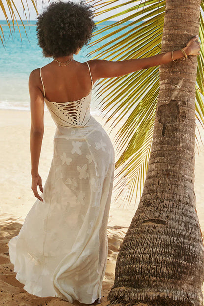 Noemi™ – Damen Maxikleid Sommer Elegantes Corsagen-Design mit Figurschmeichelndem Schnitt-5