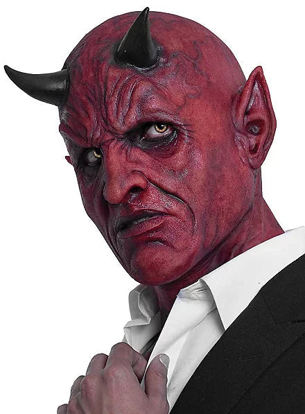 Lucifer Maske Dämonenschwarz Horror