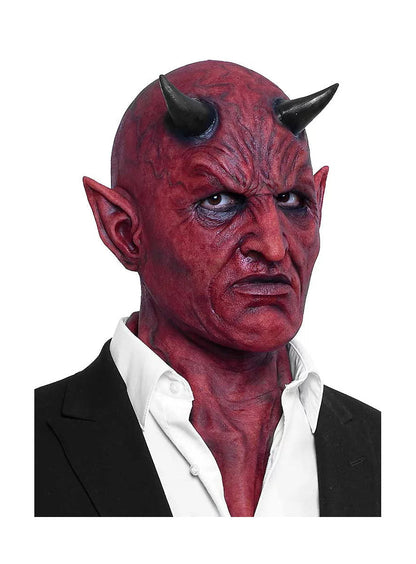 Lucifer Maske Dämonenschwarz Horror - Elarova