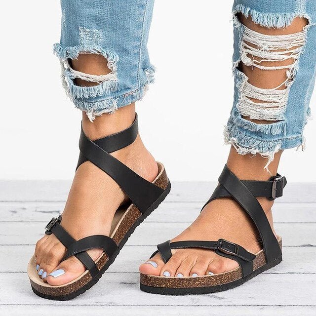 Elegante Damen Sandalen Selena Schuhe Sommer - Elarova