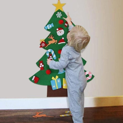 Kinder Weihnachtsbaum Dekoration Festlich Farbenfroh