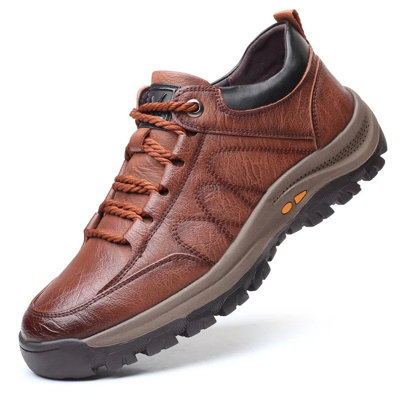 LuxoStep™ – Wasserdichte & Orthopädische Lederschuhe für Herren