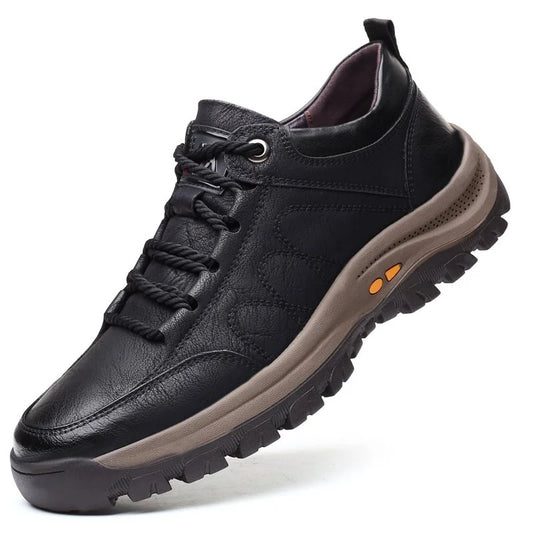 LuxoStep™ – Wasserdichte & Orthopädische Lederschuhe für Herren
